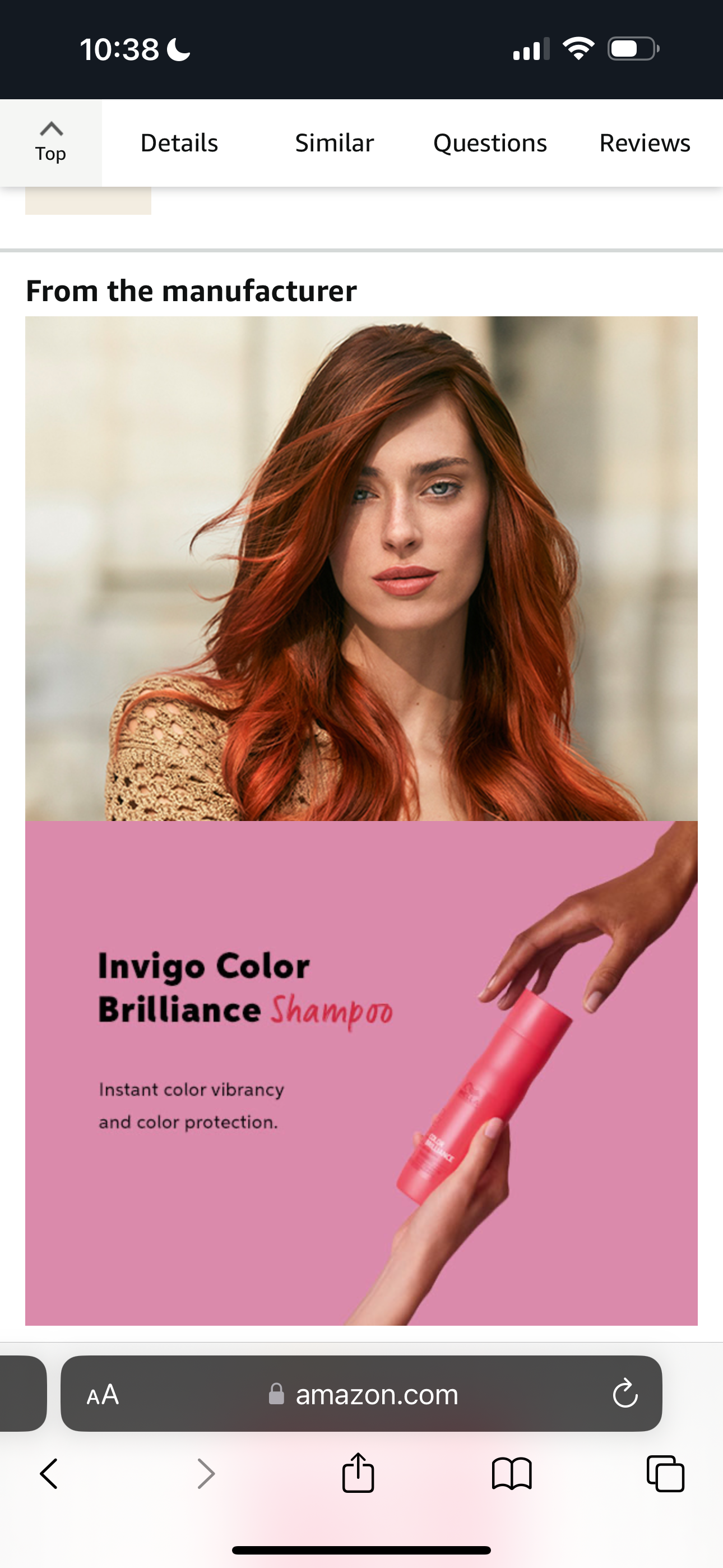 Wella Invigo Shampoo 33.8 oz