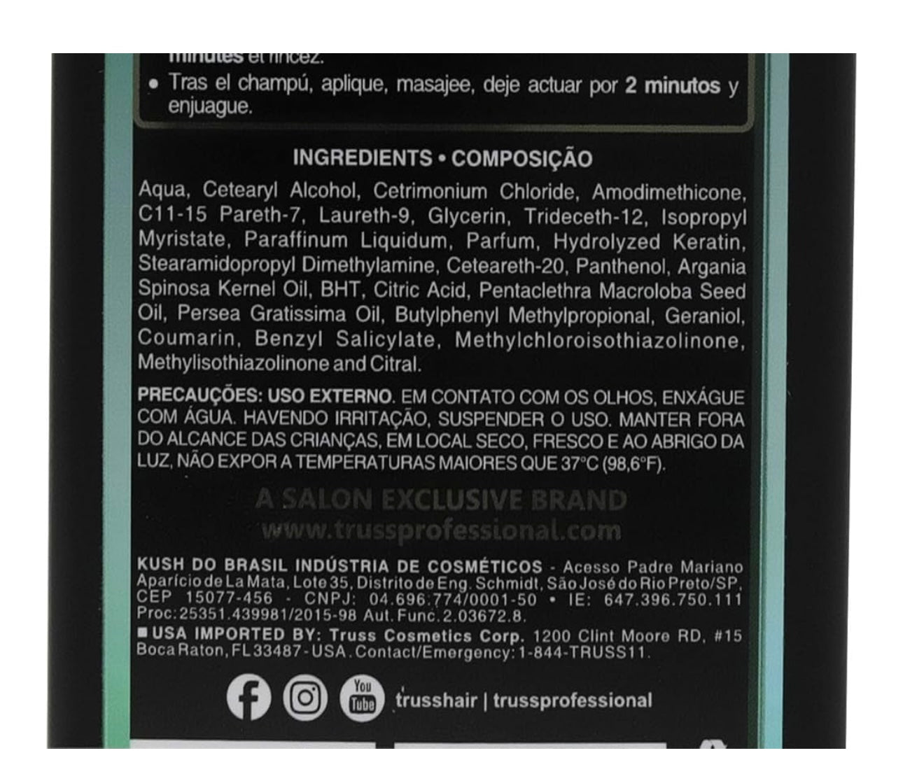 Truss Equilibrium Kit cleanse (shampoo & Conditioner)