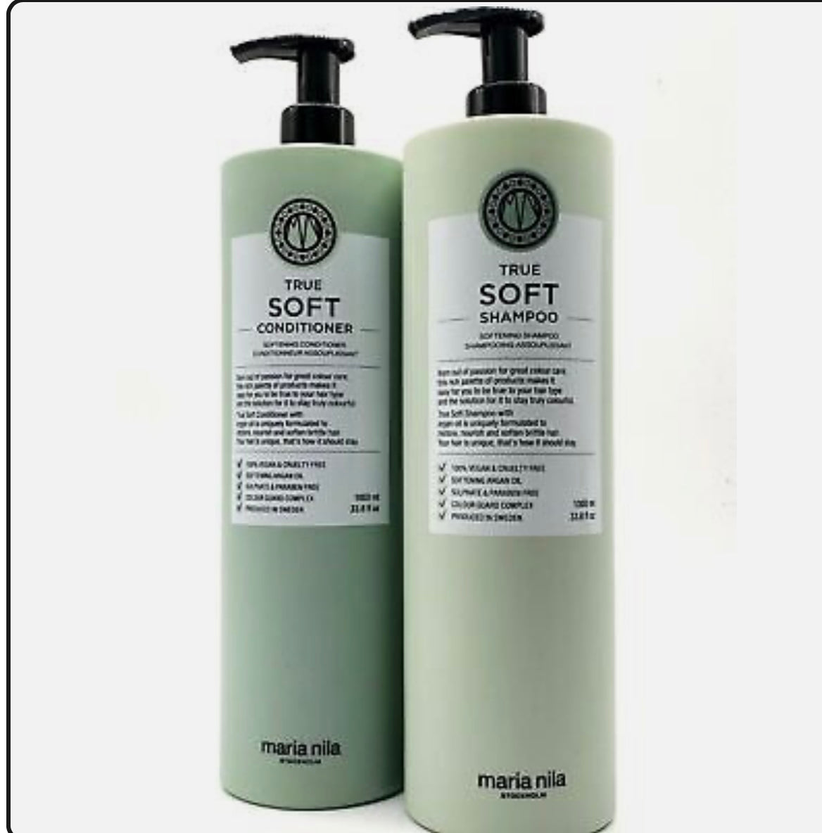 Maria Nila liter Duo shampoo & Cond